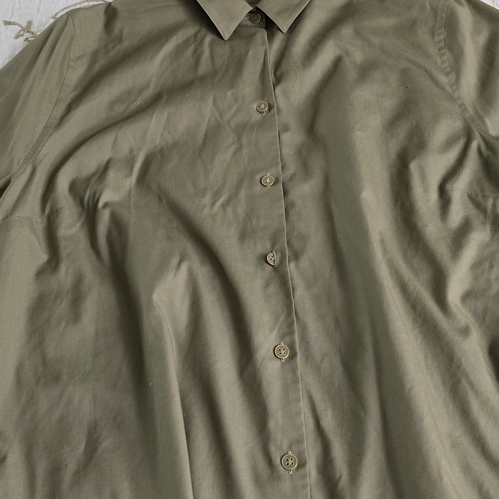 Olive Green Men's Shirt